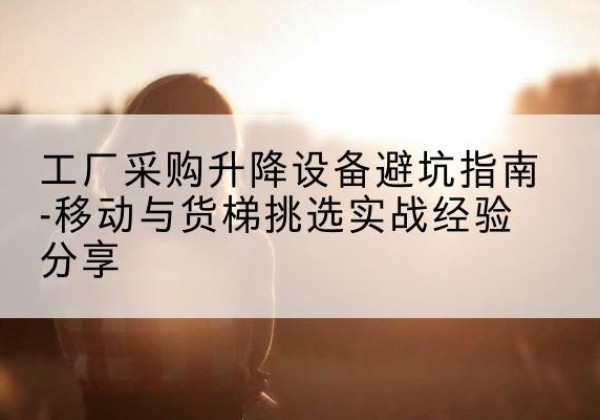 璧山区移动式升降机怎么选-工厂采购升降设备避坑指南-移动与货梯挑选实战经验分享